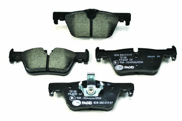 Hella 8DB 355 019-971 Bremsbelagsatz, Scheibenbremse FüR Bmw-image
