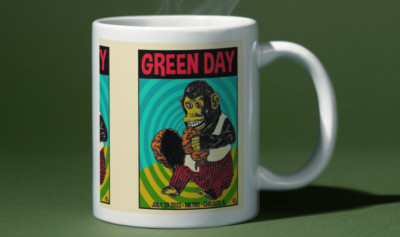 Green Day Tasse. Musik Erinnerungsstücke Cool Geburtstag Geschenk Papa Idee. 