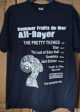 Summer Fruits de Mer All-Dayer Borderline Fruit Of The Loom Black T-Shirt...