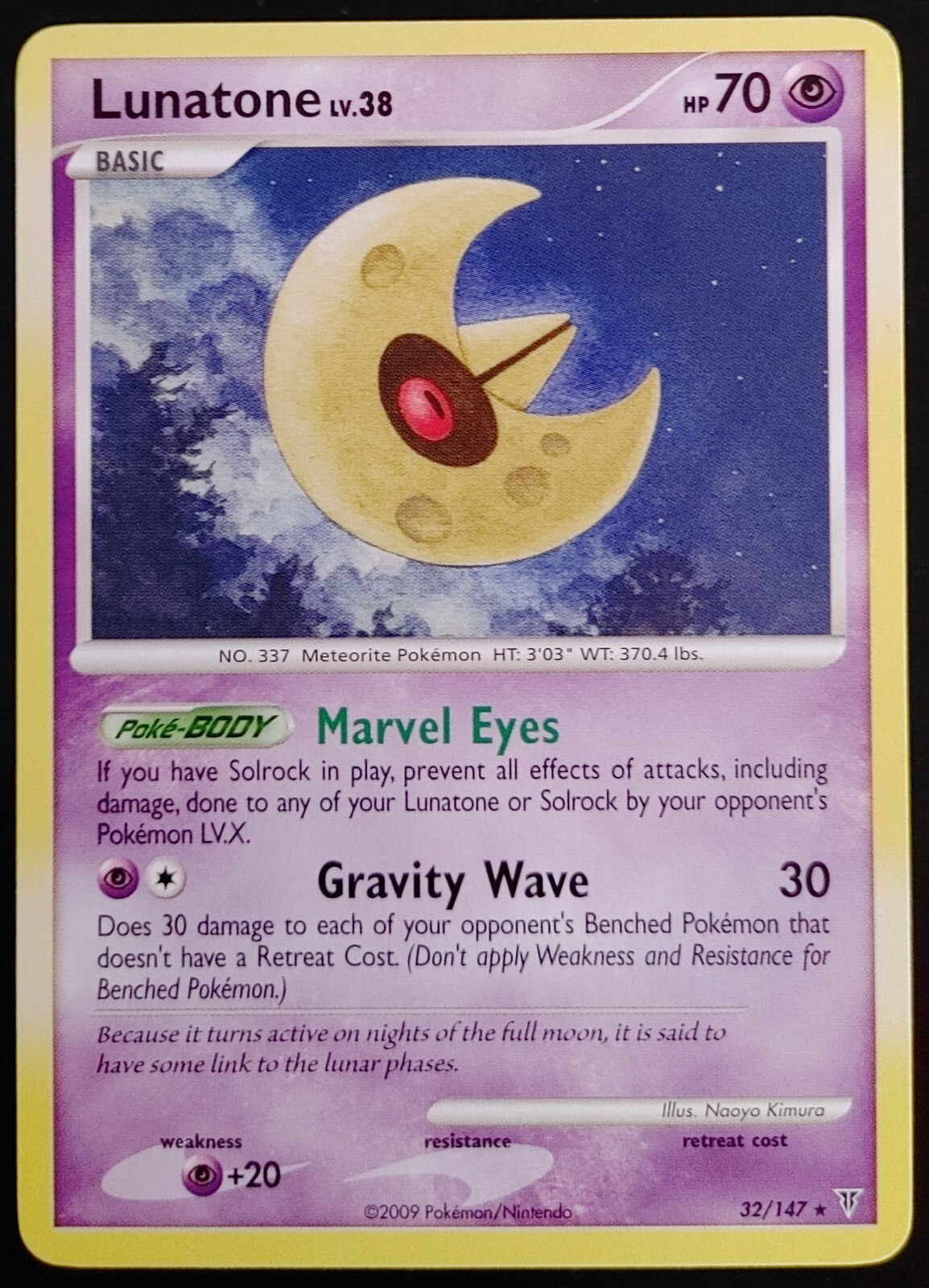 Lunatone - 32/147 - Rare - Platinum: Supreme Victors - Pokémon
