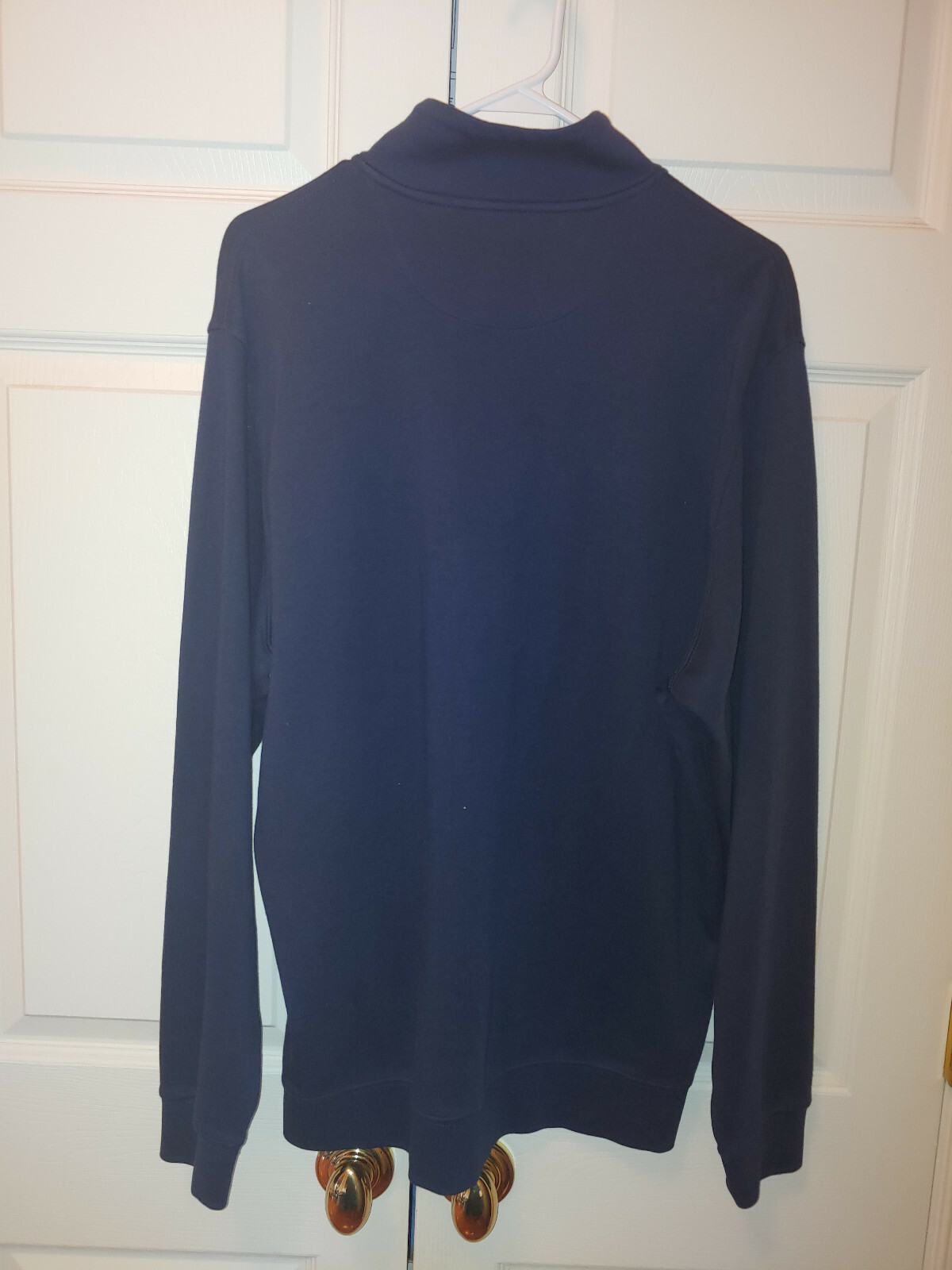 Men Vineyard Vines Solid Navy Blue Pullover Shirt… - image 3