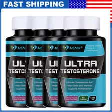 Testosterone Booster Hard Capsules - Zinc Fenugreek & Muscle Growth Amplifier