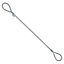 3/8" x 10FT Wire Rope Choker Sling | Overhead Lifting | USA | Heavy Duty