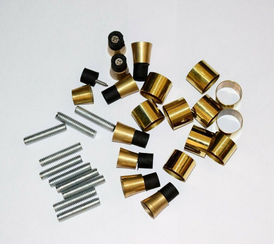 Solid Brass Spare Tip Screw & Ring for Walking St… - image 6