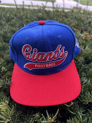 Vintage New York Giants 100% Wool Starter Tail Sweep SnapBack