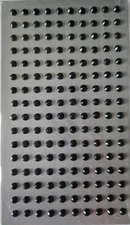 CraftbuddyUS 160pcs x 4mm BLACK Self Adhesive Rhinestone Gems, DIY Craft