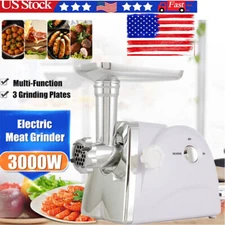 3000W Stainless Steel Electric Meat Grinder Sausage Stuffer Maker For Kitchen