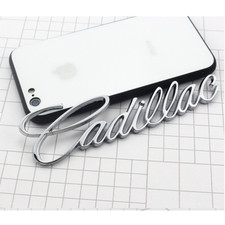 1x Red Gold Silver Matte Black Cadillac Trunk Badge Car Rear Trunk Lid Emblem