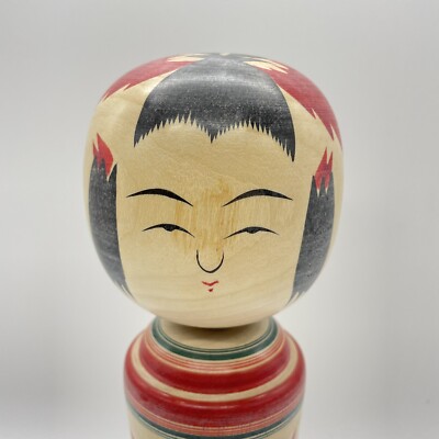 Large vintage kokeshi by Koretaka Kakizawa K056 Hand Crafted in Japan Interior