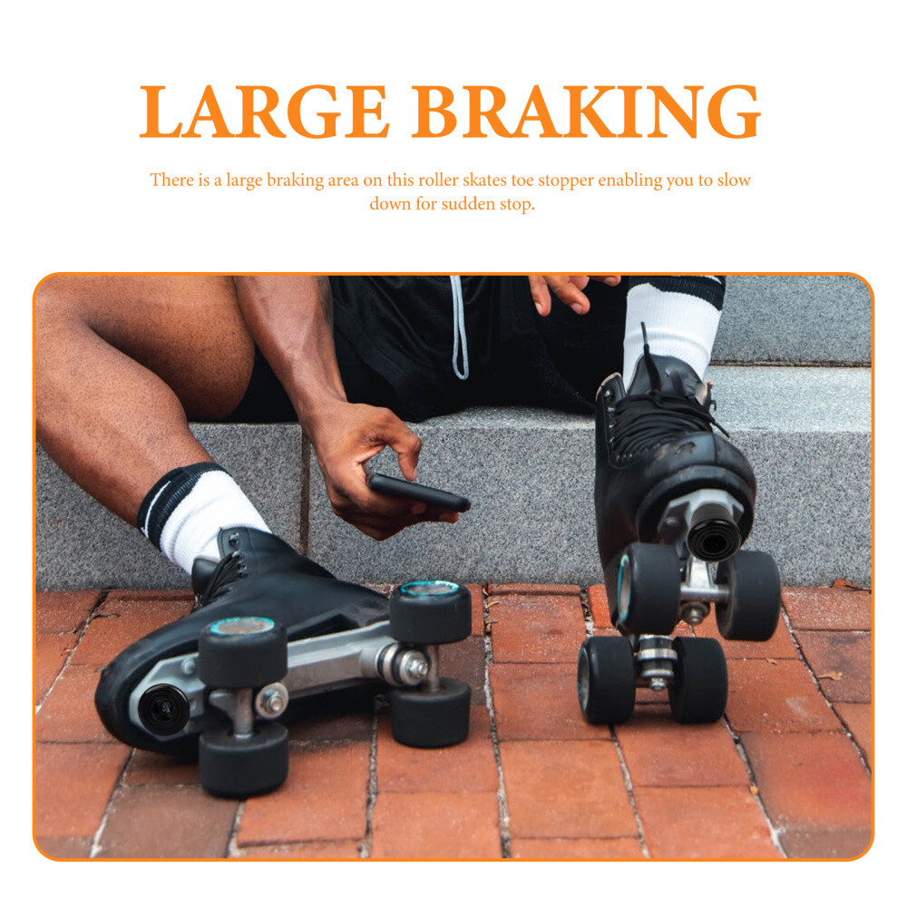 1 Set of Roller Skate Stoppers Replacement Roller Skates Brakes