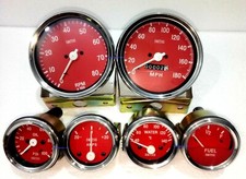 Smiths Replica Kit- Elec Temp Oil Fuel Amp Gaugespeedometer Tacho 100 Mm