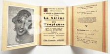 THE SIRENE OF THE TROPICS Josephine BAKER Photographe d'ORA Silent Film AUBERT 1927