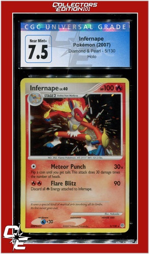Infernape graded CGC 7.5 for sale on eBay
