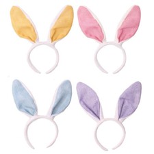 Easter Bunny Ears Headband - Single Kids Adults Egg Hunt Fancy Dress Rabbit