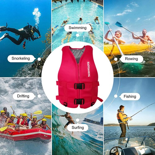 Veste en néoprène adulte bateau de pêche surf gilet de sécurité à la dérive - Photo 11/21