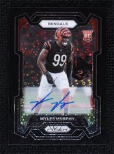 2023 Panini Prizm Rookies No Huddle Black 1/1 Myles Murphy #320 Auto 5l2