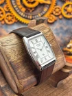Vintage Seiko Slim Barrel-Tank Quartz Men's Wrist Watch - Free Shipping