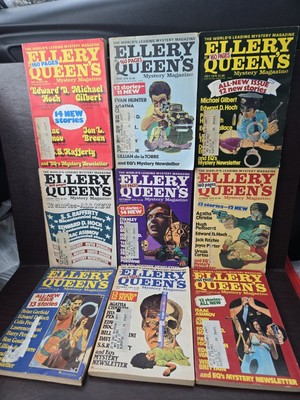 Ellery Queen's Mystery Magazine Lot Of 9: May 1976 Thru January 1977