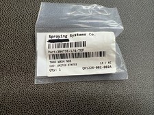 Spraying Systems Co. 30473E-1/4-TEF Teflon Spray Ball For Tanks Wash Nozzle New