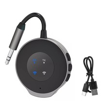 Portable Bluetooth 5.3 Wireless Transmitter Receiver Car Aux Audio Adapter