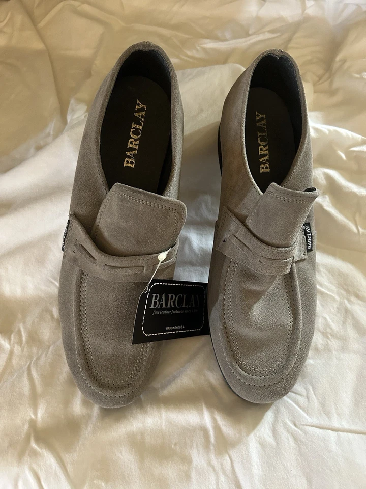 休闲麂皮绒复古乐福鞋 12 码 (巴克莱) — 第 4/4 张图片