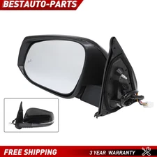 Left Side Mirror for 2016-2023 TOYOTA Tacoma Driver Side Power Heated Lamp BSM