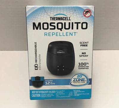Thermacell Mosquito Repellent E-Series Rechargeable Repeller, Patio Shield 20 