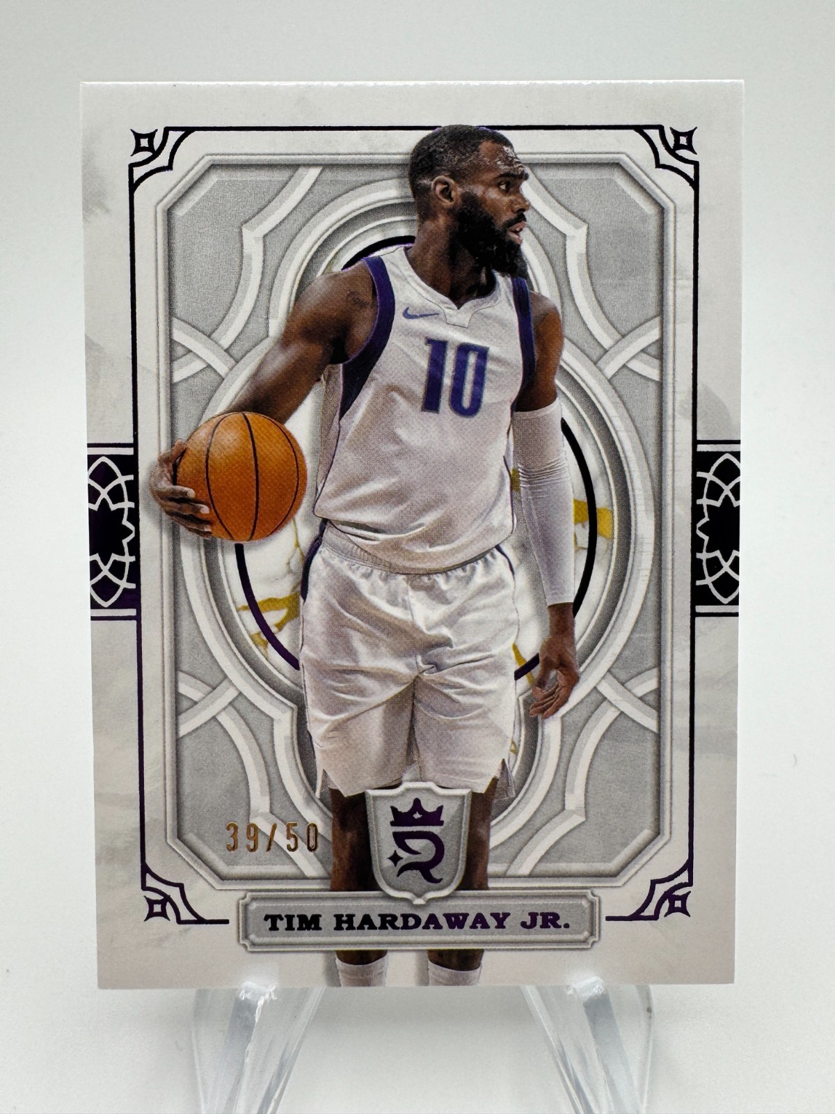 2023-24 Topps Royalty TIM HARDAWAY JR. Purple /50 #77 Dallas Mavericks