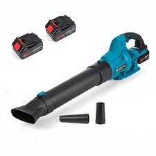 SOFFIATORE ELETTRICO PORTATILE A BATTERIA 88VF 2 BATTERIE FOGLIE GIARDINO 08633