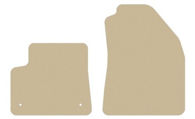 Vorne Fußmatten Velour Beige für Citroen e-C3 Elektrisch 2024-... 14xRand