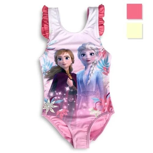 Maillot De Bain 1 Pièce Officiel Disney Frozen II Pour Fille Piscine 4210 - Photo 1/1