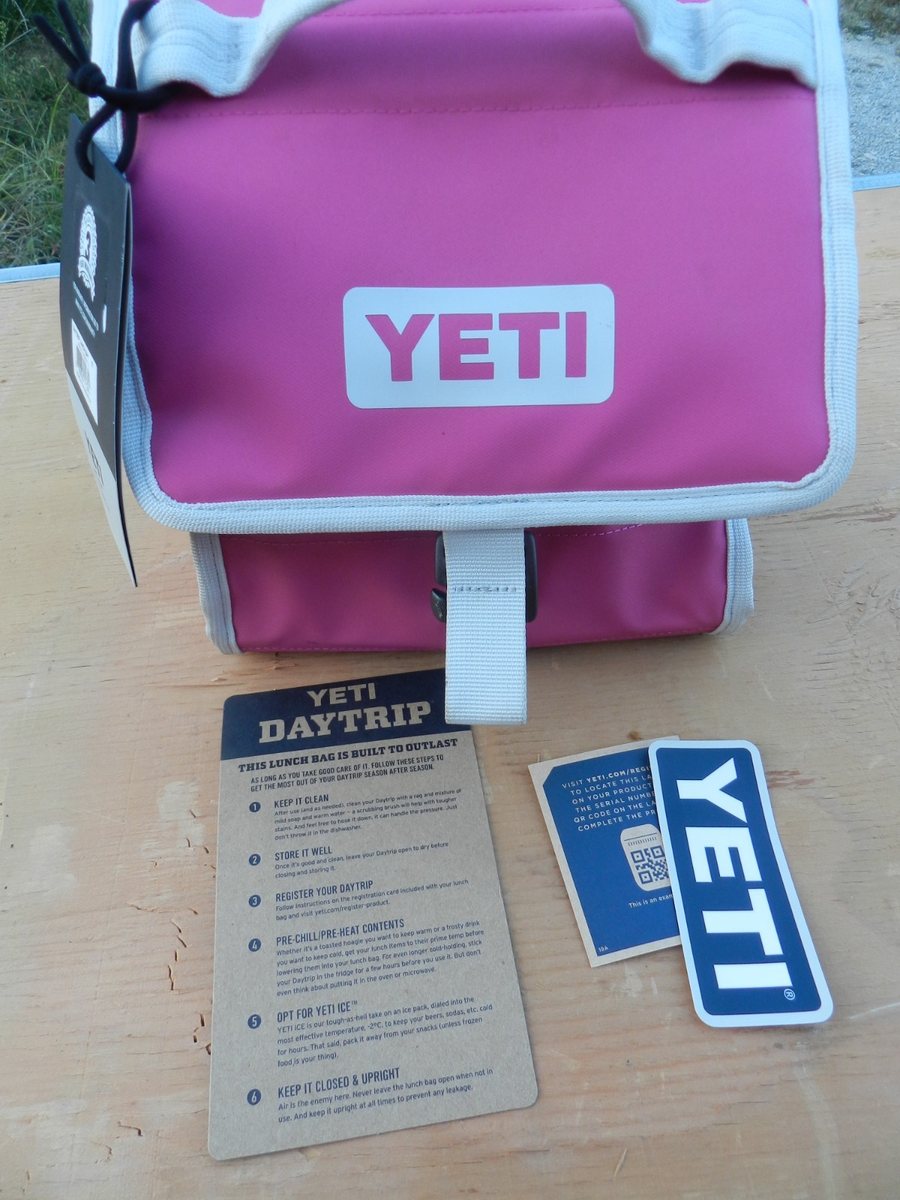 pink yeti lunch bag Amazon.com: Daytrip Packable Bag, Bimini Pink: Home & Kitchen Quick access exterior pockets for stashing small essentials and MagSnap closure for easy pack and go. YETI Daytrip 5L Insulated Lunch