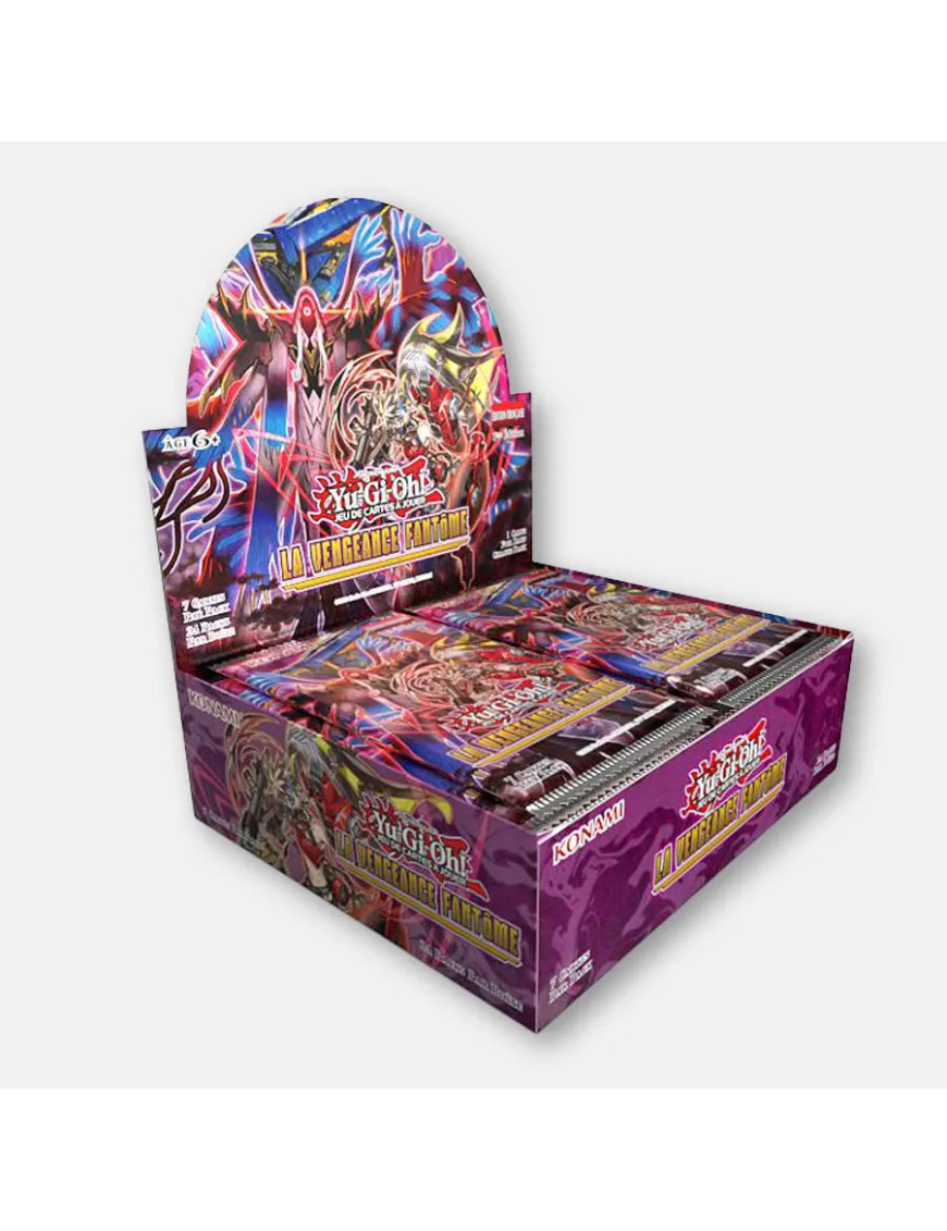 Display Scellé La Vengeance Fantôme YuGiOh Boite 24 Boosters Konami Neuf FR