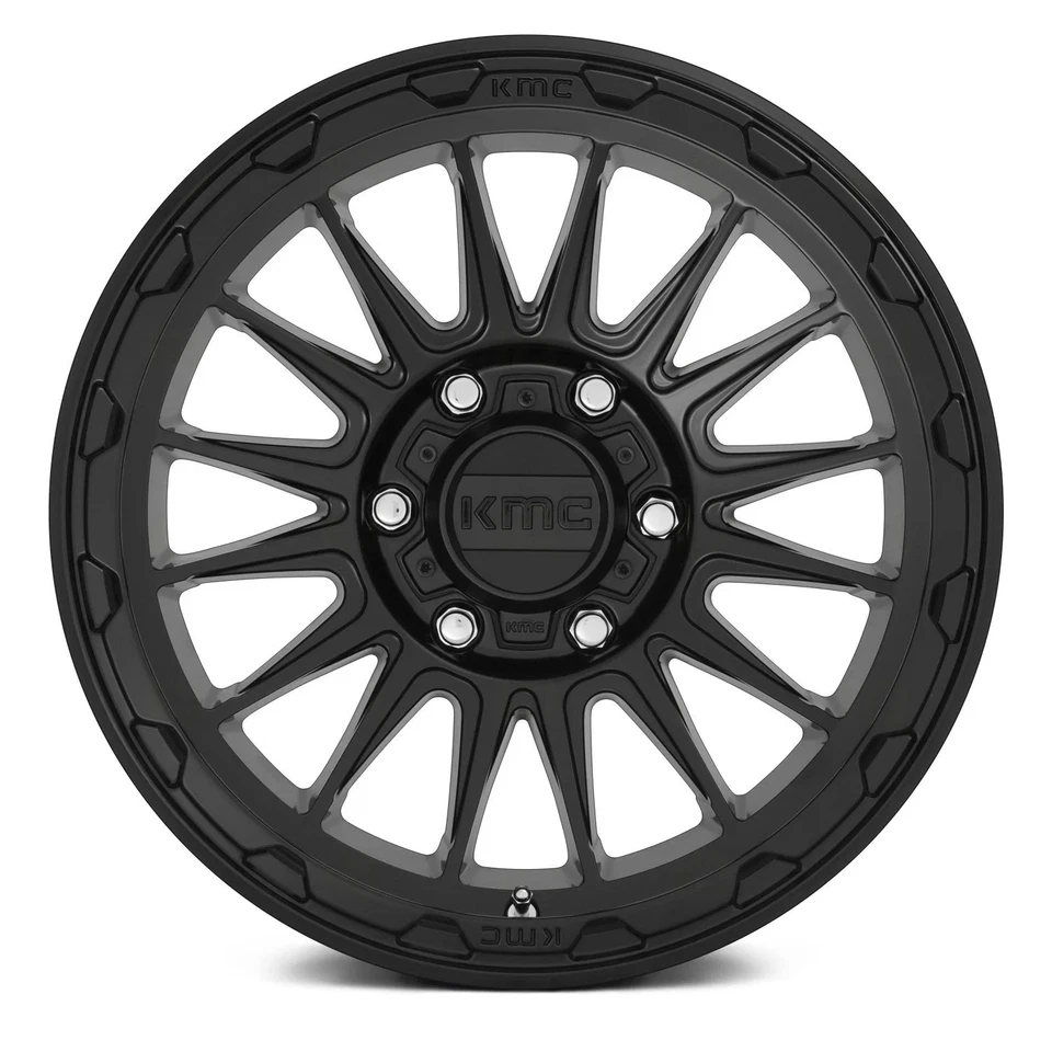 KMC KM542 IMPACT Wheel 16x7 (30, 5x114.3, 72.56) Black Single Rim - Изображение 2 из 3