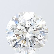 6.00 Cts ROUND Cut IGI Certified Lab Grown CVD Diamond F Color VS1 Clarity STONE