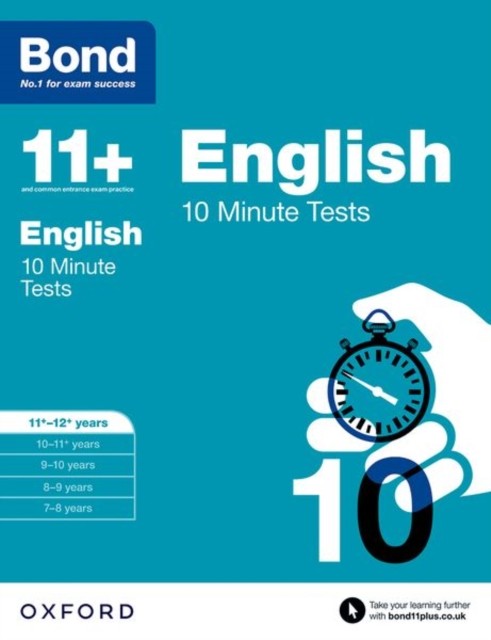 Bond 11+ English 10 Minute Tests 11-12 Years Paperback Entrance Exams - Image 3