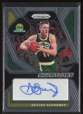 Detlef Schrempf 2023-24 Panini Prizm Signatures #SIG-DET Sonics