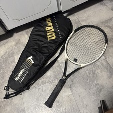 Wilson Hammer 6.2 Stretch OS Oversize 110 Tennis Racket New Strings Grip 4 1/8