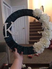 Handmade Artificial Multicolor Floral Wreath Sunflower Daisy Door Decoration