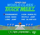 World Class Track Meet - NES Nintendo Power Pad Game