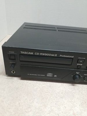 TASCAM CD-RW900MKII Professional CD Recorder Player w/ Cord No