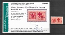 WK II Laibach Mi 30  postfrisch mit Befund (&euro; 170.--)