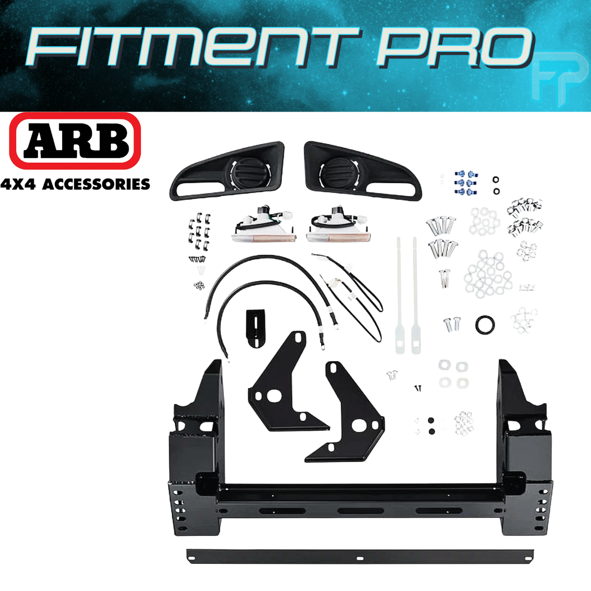 ARB 6178110 Bumper Mounting Kit For 2016-2023 Toyota Tacoma w