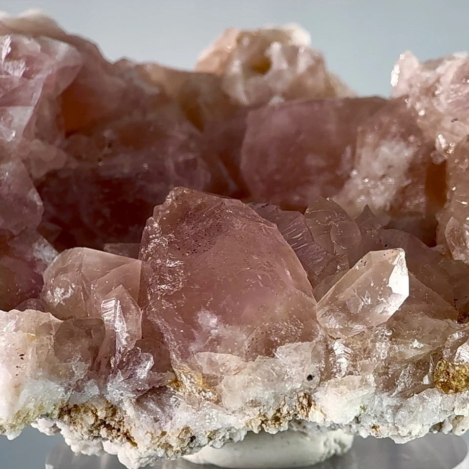 Rare Natural Rose Pink Amethyst Geode Crystal From Argentina - Image 4 of 4