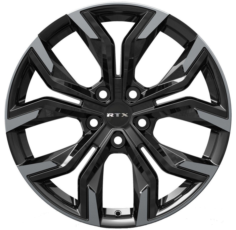 One 17x7 Black Machined Alloy Wheel Rim for 2018-2024 GMC Terrain fits ...