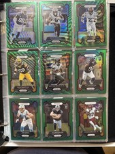 Panini Prizm - Green Prizm Rookie And Vet Card Lot 40 Cards