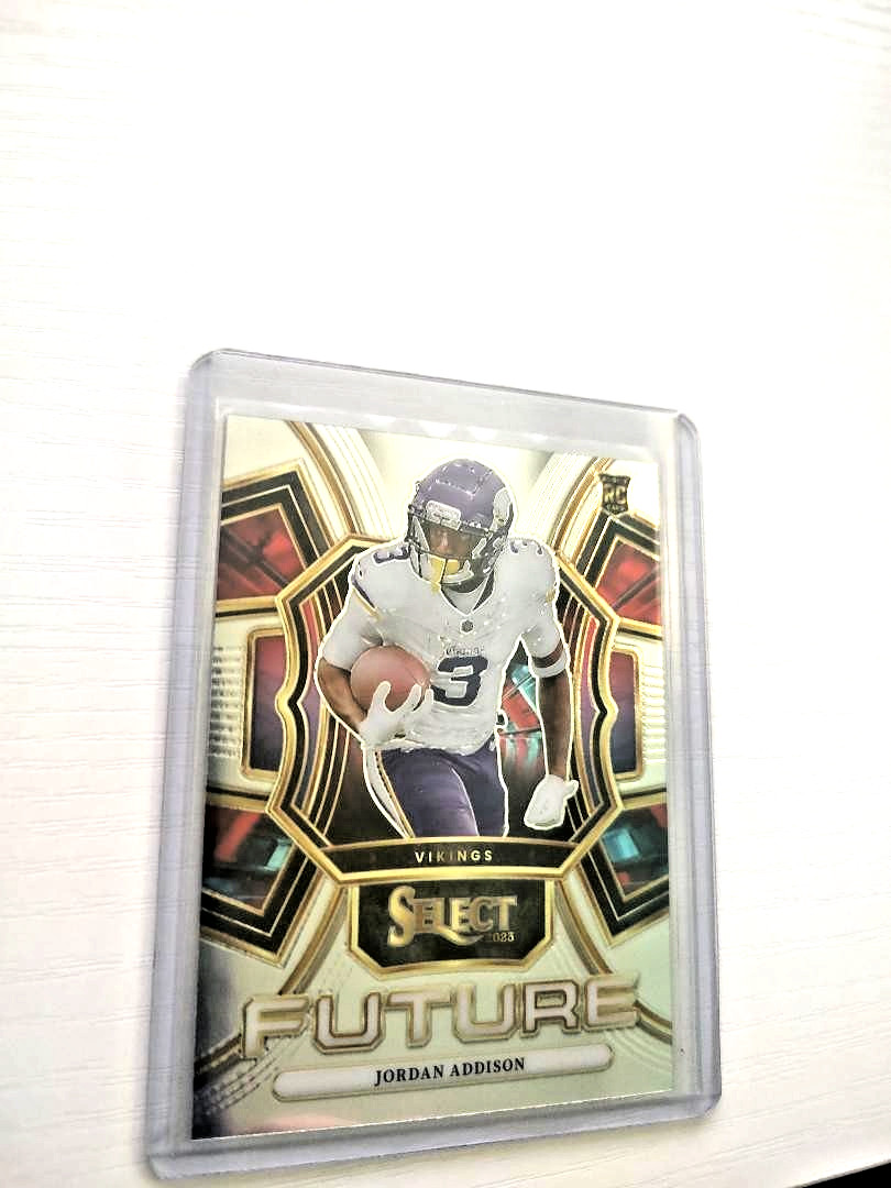 2023 Panini Select - Select Future Jordan Addison #FUT-JAD Silver Prizm (RC)