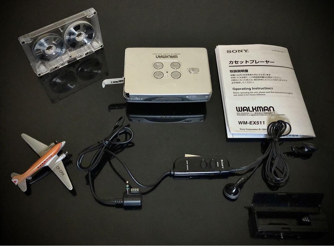 SONY WM-EX511 Cassette Walkman Silver Japan Completely serviced