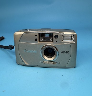 Canon AF-10 analoge Kompaktkamera 35 mm Autofokus getestet funktioniert