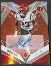 Daxton Hill 2022 Panini Phoenix Silver Autograph Rookie #192 (6/25) Bengals Dax